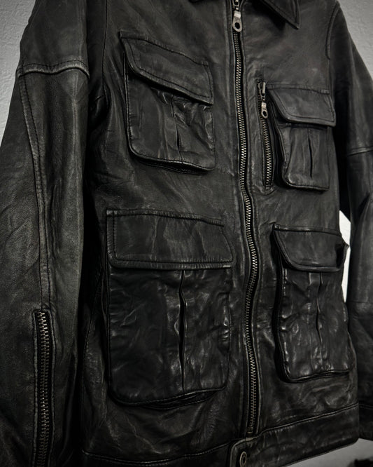 Acoustic Five Pocket Sheepskin Leather Jacket