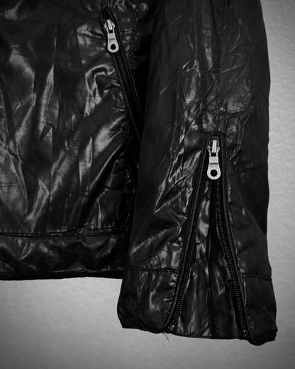 Steelo Fur Collar Lined Lightweight Puffer Jacket