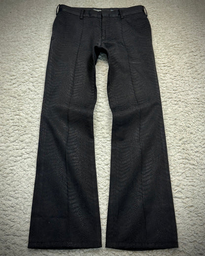 Tornado Mart Python Jacquard Pleated Dress Pants