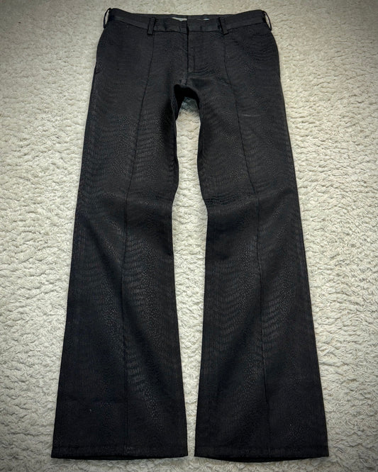 Tornado Mart Python Jacquard Pleated Dress Pants