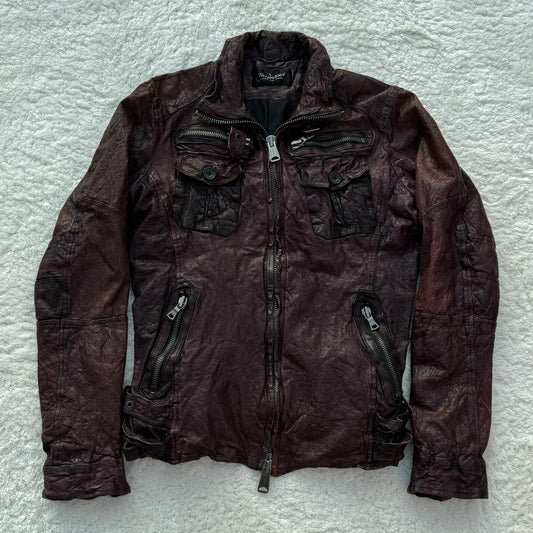 Tornado Mart Quilted Leather Jacket