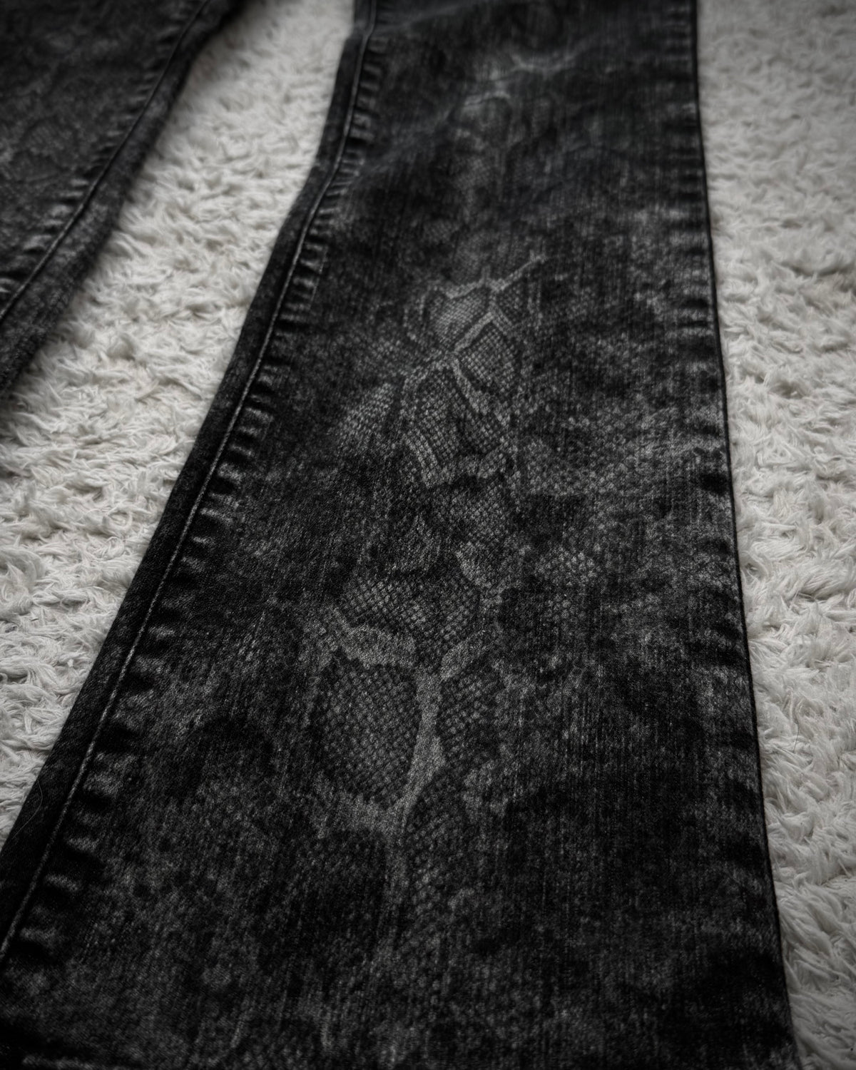 Semantic Design Python Pattern Skinny Jeans