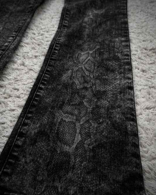 Semantic Design Python Pattern Skinny Jeans