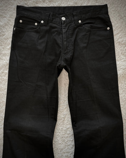 Tornado Mart Pleated Cotton Bell Bottom Flared Pants