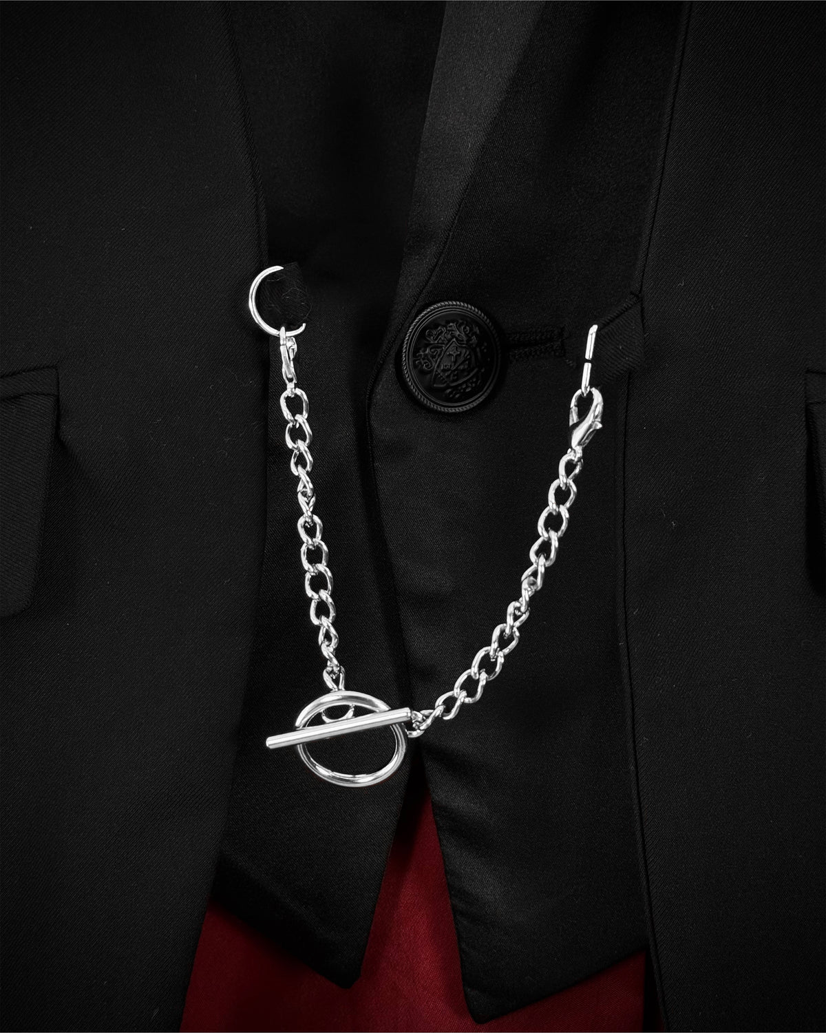 Novessel Layered Napoleon Chained Blazer