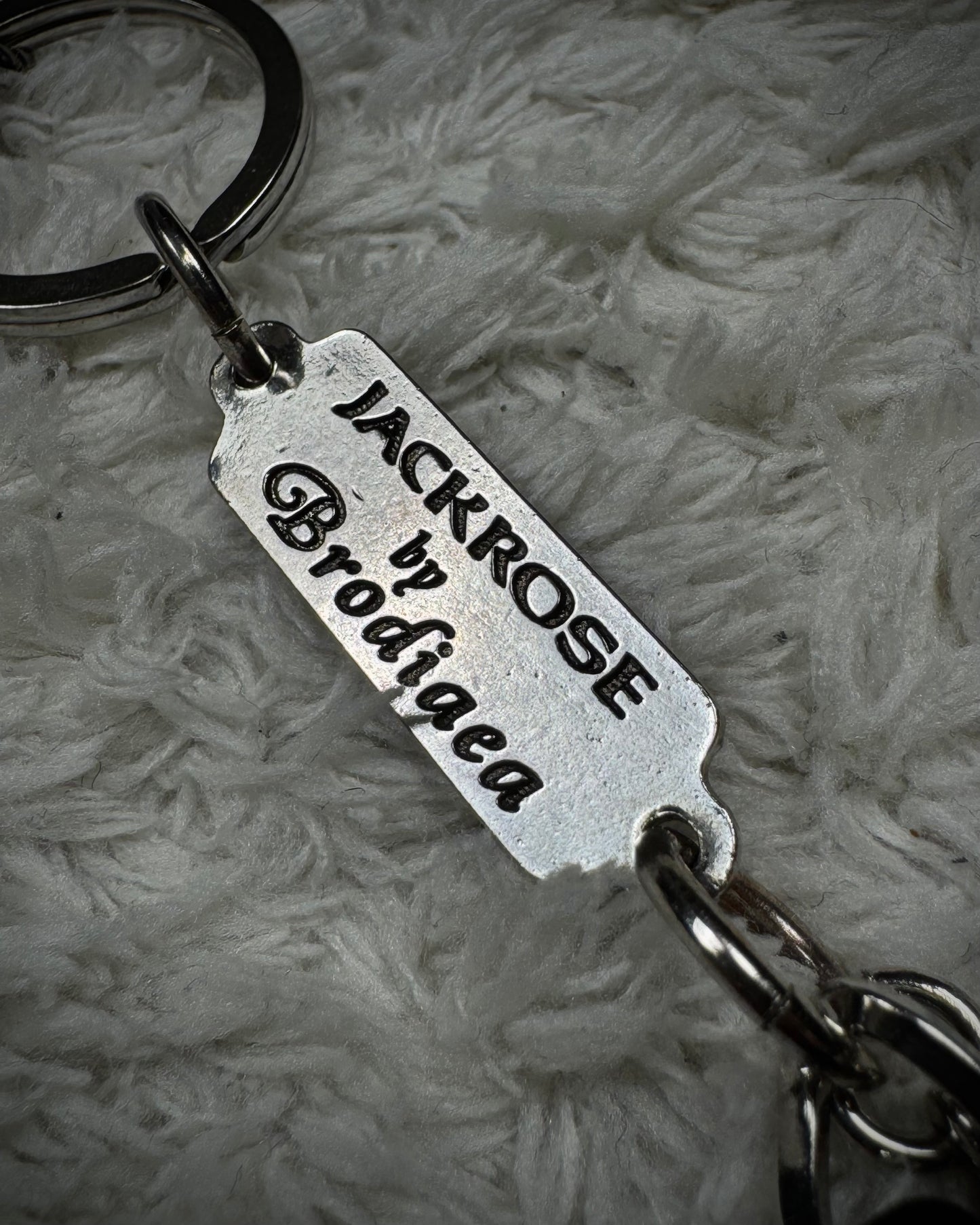 Jack Rose Double Layered Fleur De Lis Wallet Chain