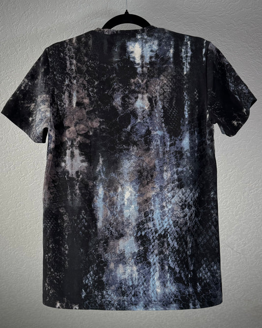 Tornado Mart Abstract Snakeskin Pattern T-Shirt