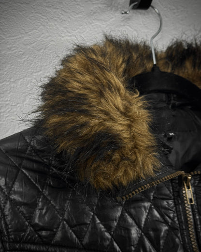Spankle Fur Collar Puffer Jacket