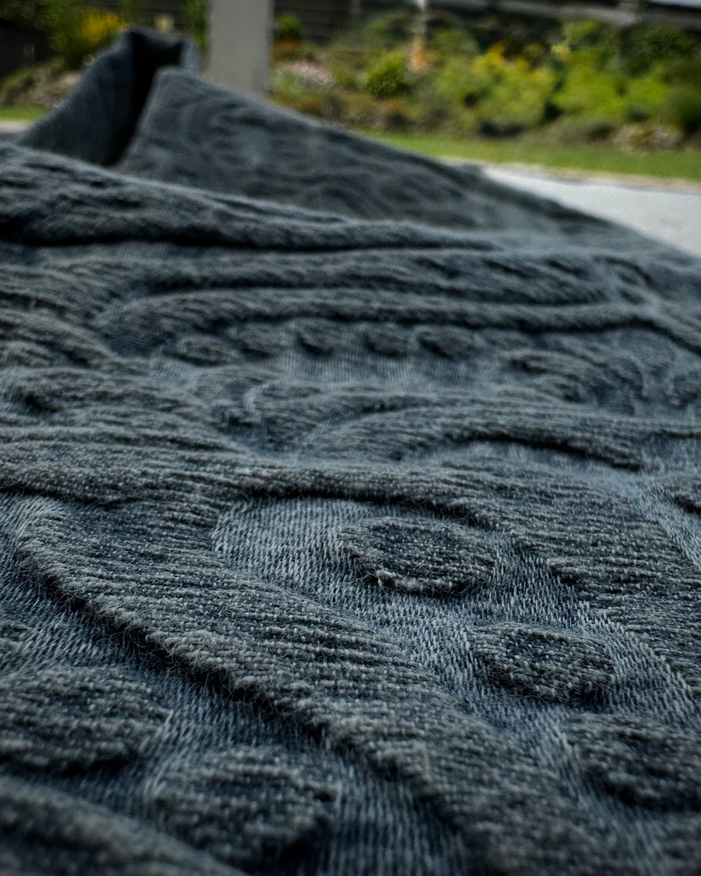 Tornado Mart 3D Paisley Pattern Flared Jeans