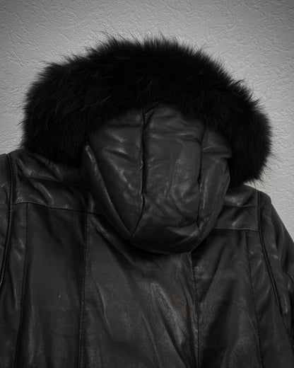 Sergeant Salute Transformable Raccoon Fur Puffer Jacket