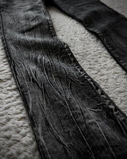 Tornado Mart Clawmarks Washed Slim Bootcut Jeans