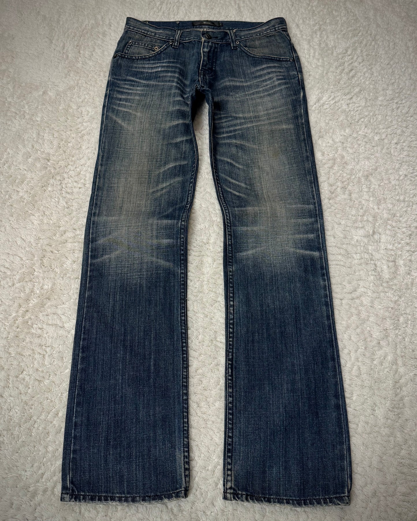Midas Claw Marks Washed Jeans