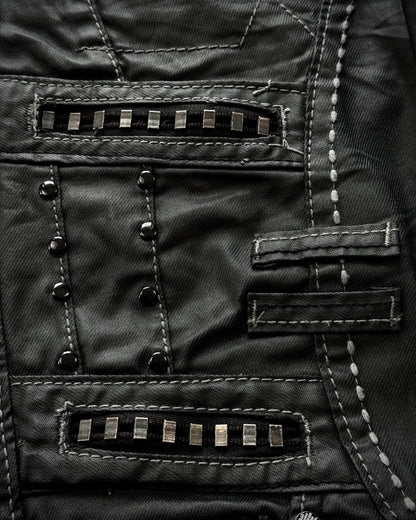 Japrag Denim Waxed Stapled Multi Panel Jeans