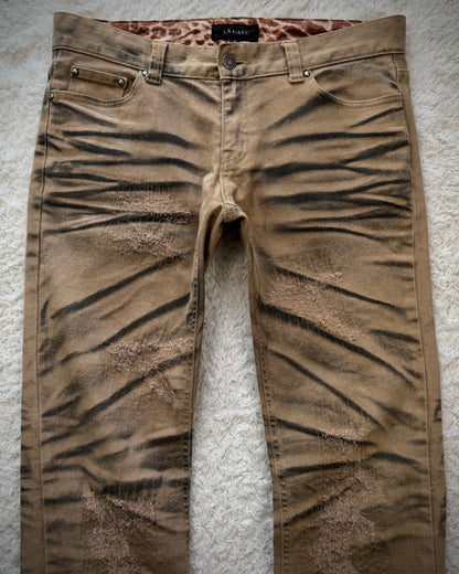 La Gate Mud Clawmarks Washed Bootcut Jeans