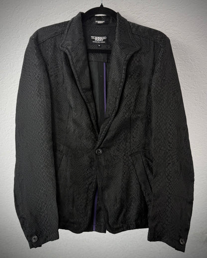 Tornado Mart Python Woven Blazer
