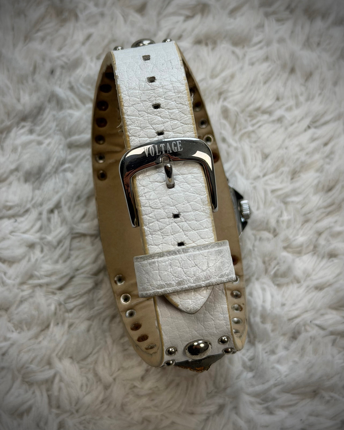 Voltage Skull Crystal Python Detailed Watch