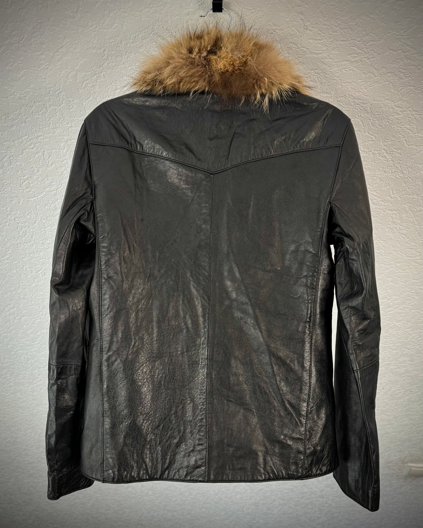 Otani Hikaku Raccoon Fur Leather Jacket