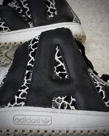 Adidas x Jeremy Scott Giraffe Letter Velcro Sneakers