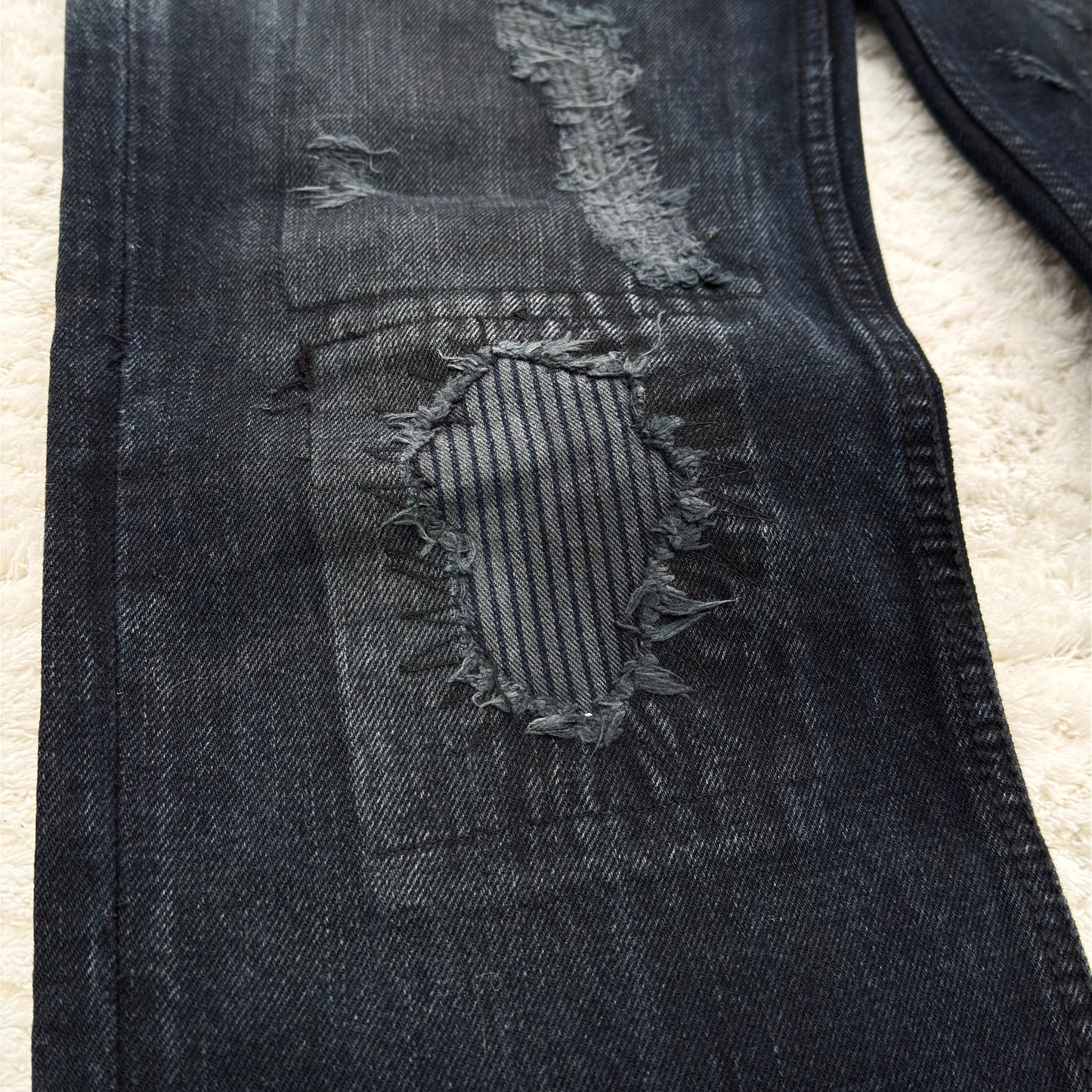 Jack Rose Patch Repaired Denim