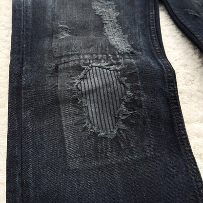 Jack Rose Patch Repaired Denim