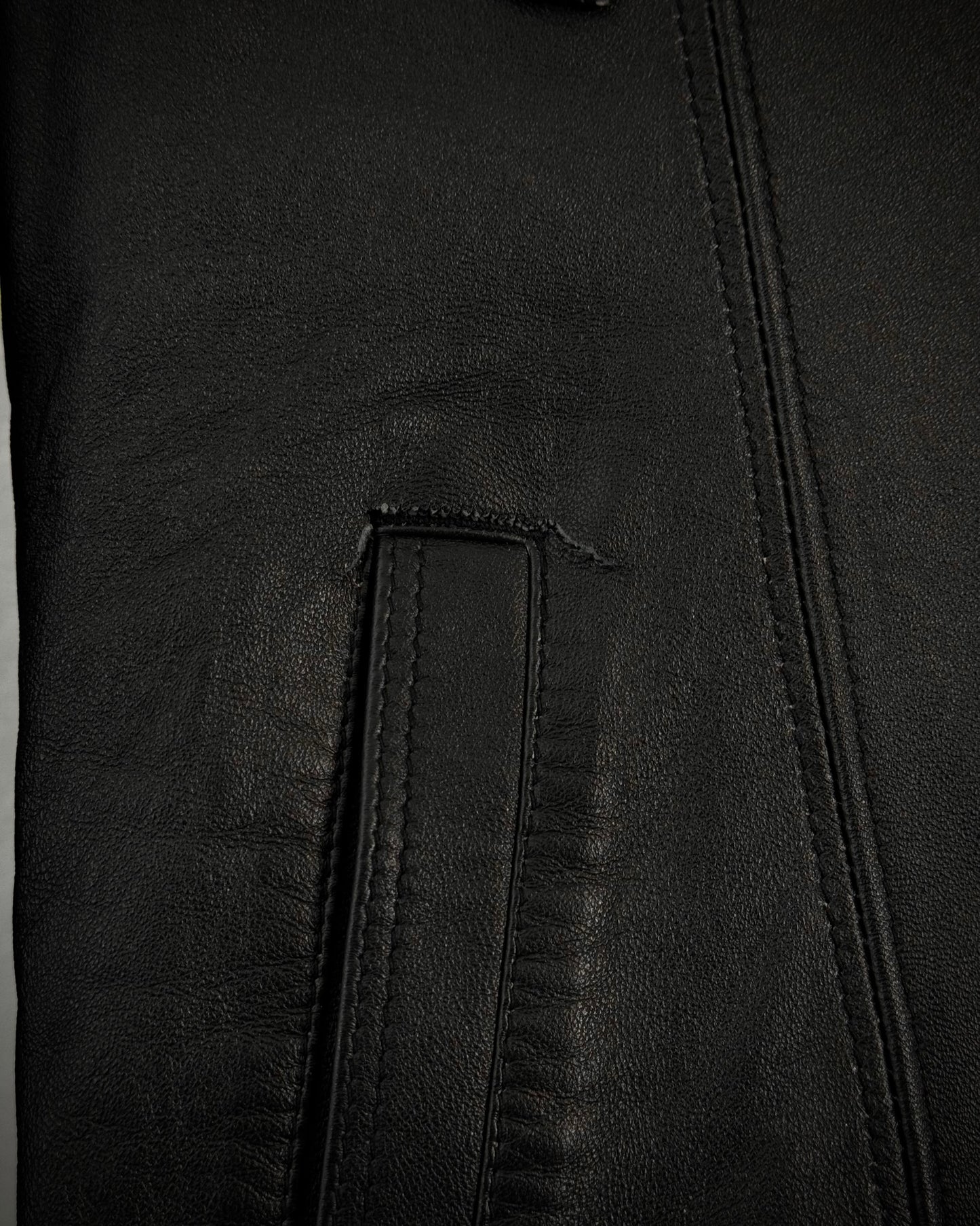 A.S.M. Raccoon Fur Sheepskin Leather Jacket