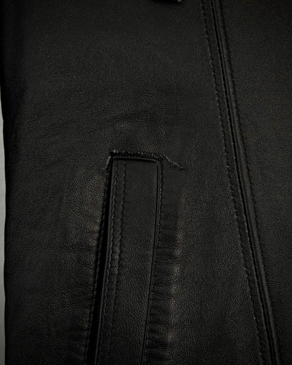 A.S.M. Raccoon Fur Sheepskin Leather Jacket