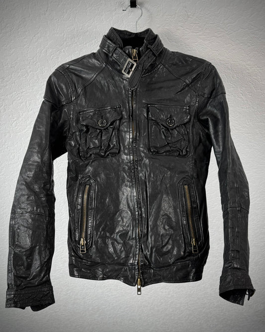 Buffalo Bobs Quilted Goat Leather Jacket
