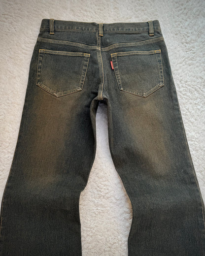 Tornado Mart Mud Washed Flared Jeans