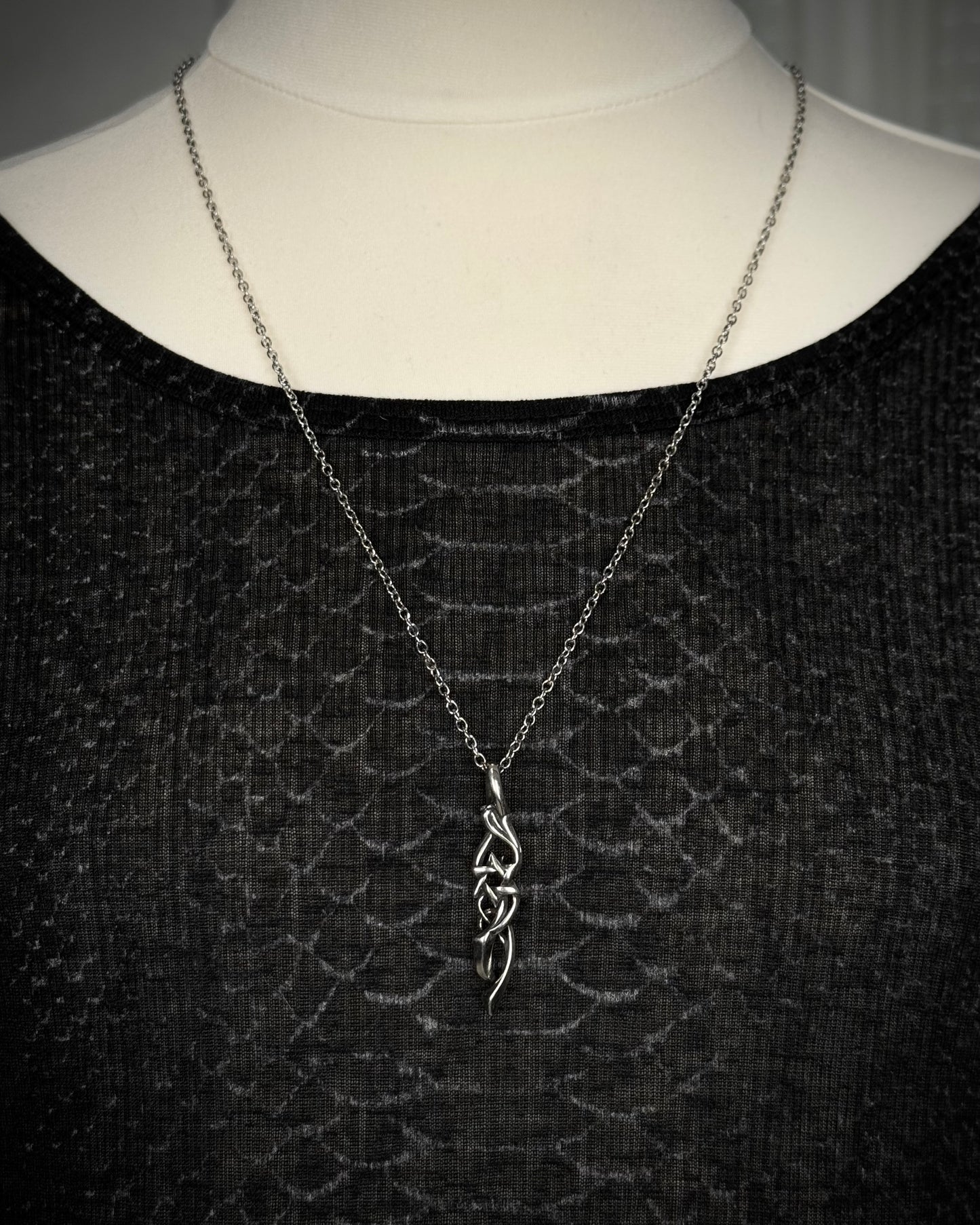 Tribal Gothic Pendant Necklace