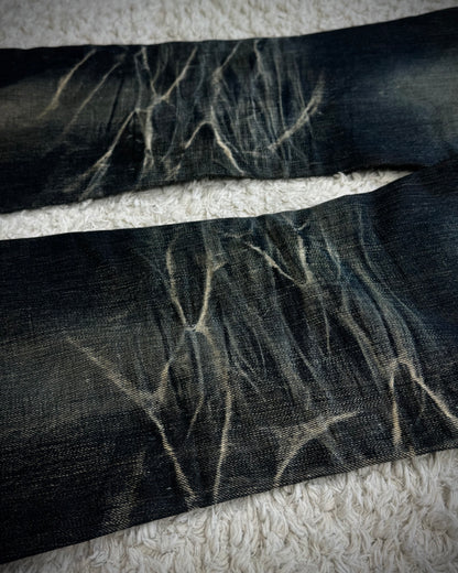 Tornado Mart Whisker Washed Flared Jeans