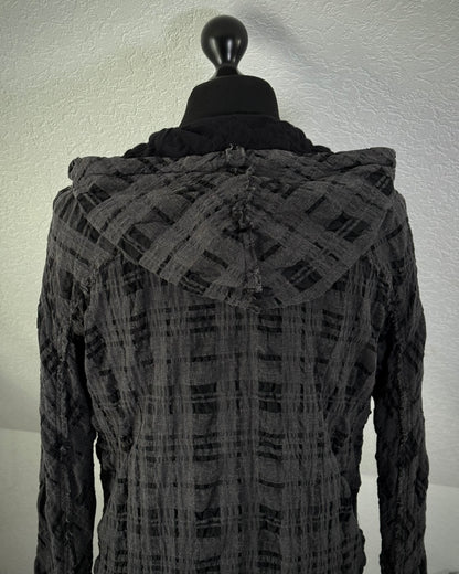 L.G.B. Hooded Flannel Button Up Shirt