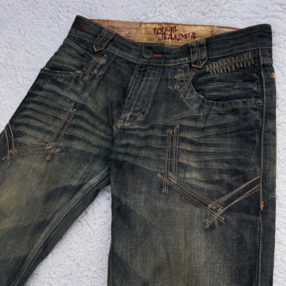 Tough Jeansmith J-Cut Mud Washed Jeans