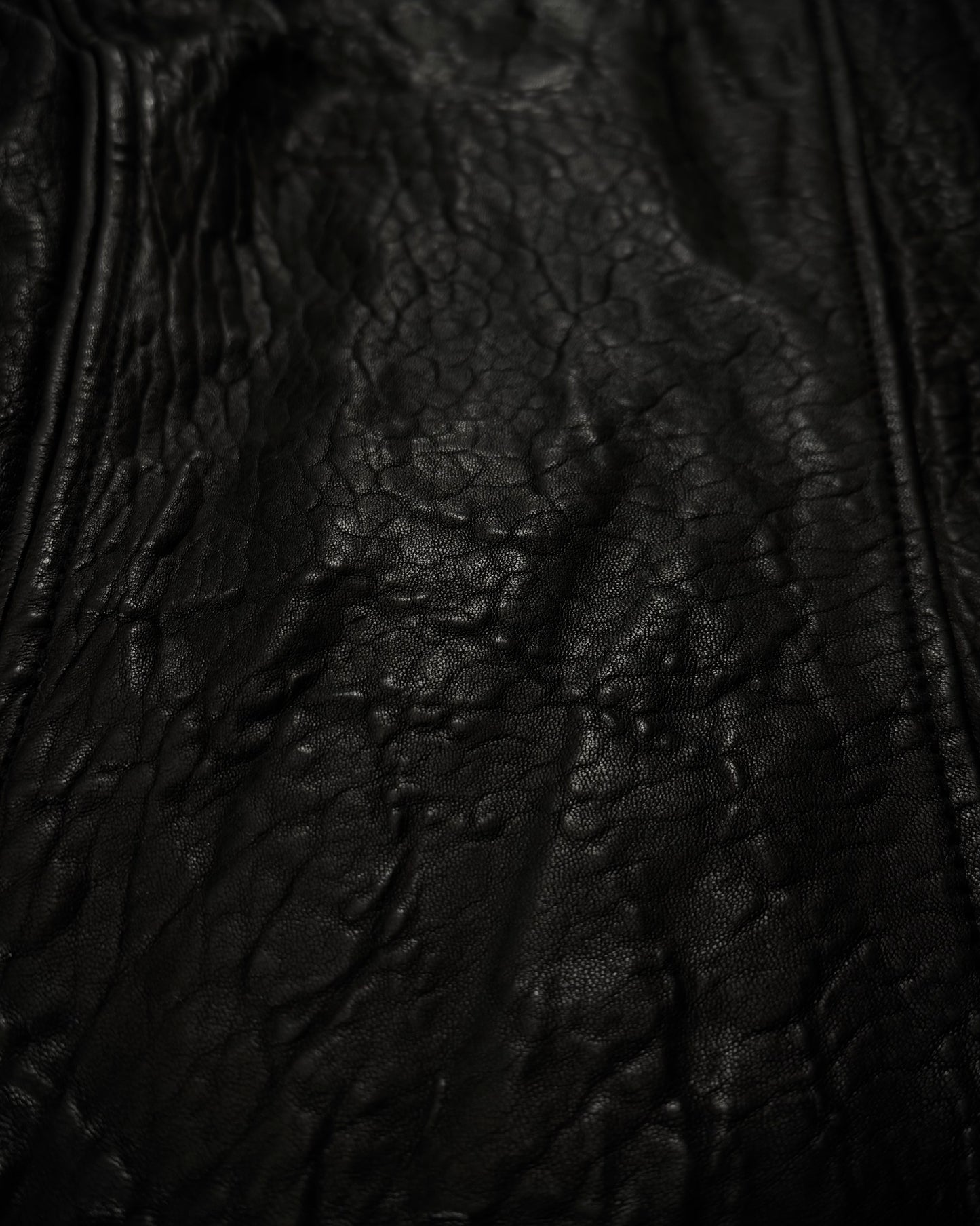 CAV-000 Textured Lamb Leather Jacket
