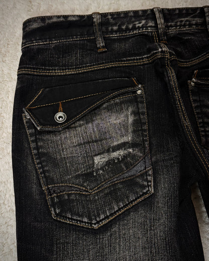 Nicole Club Whisker Washed Bootcut Denim