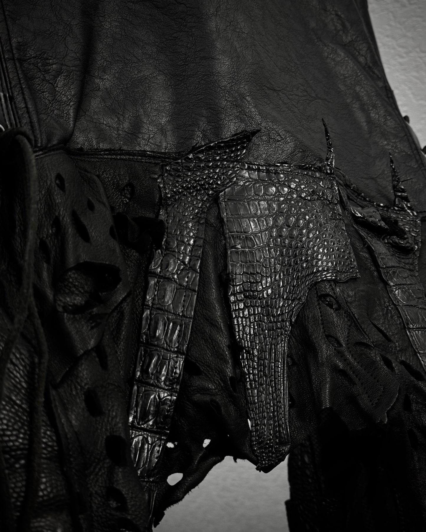 1vfudie S02 Exotic Leather Jacket