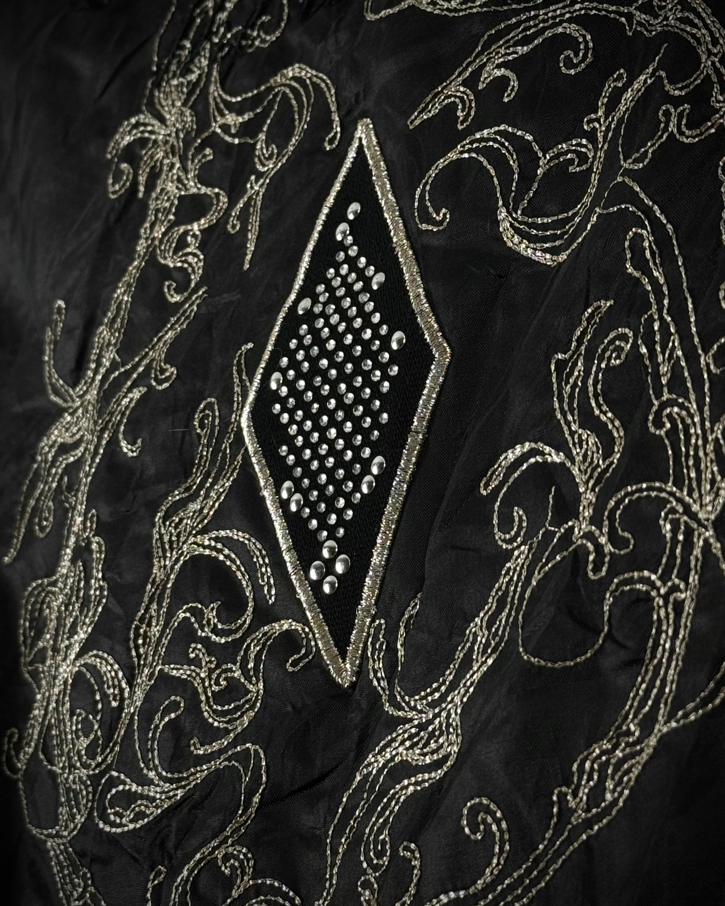 Midas Fur Layered Embroidered Jacket