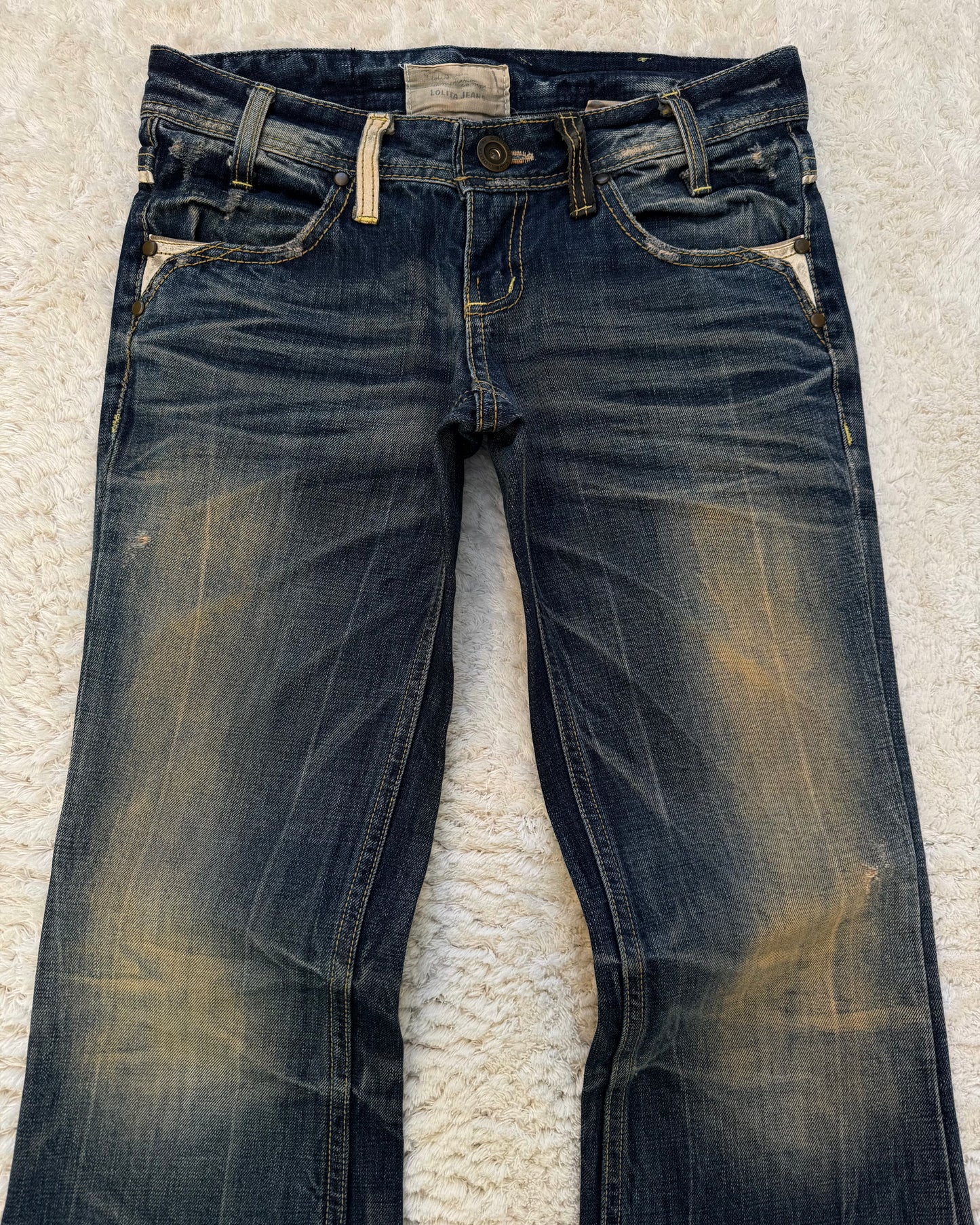 Lolita Mud Washed Flared Jeans