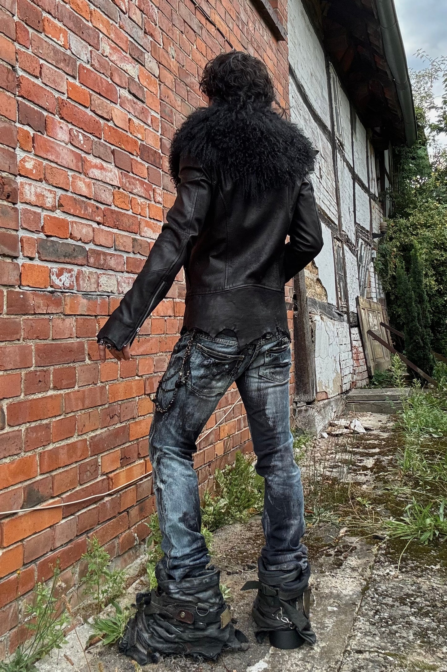Tornado Mart Marble Washed Slim Jeans