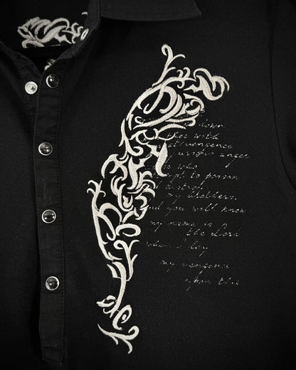 Tornado Mart Tribal Poem Polo Shirt
