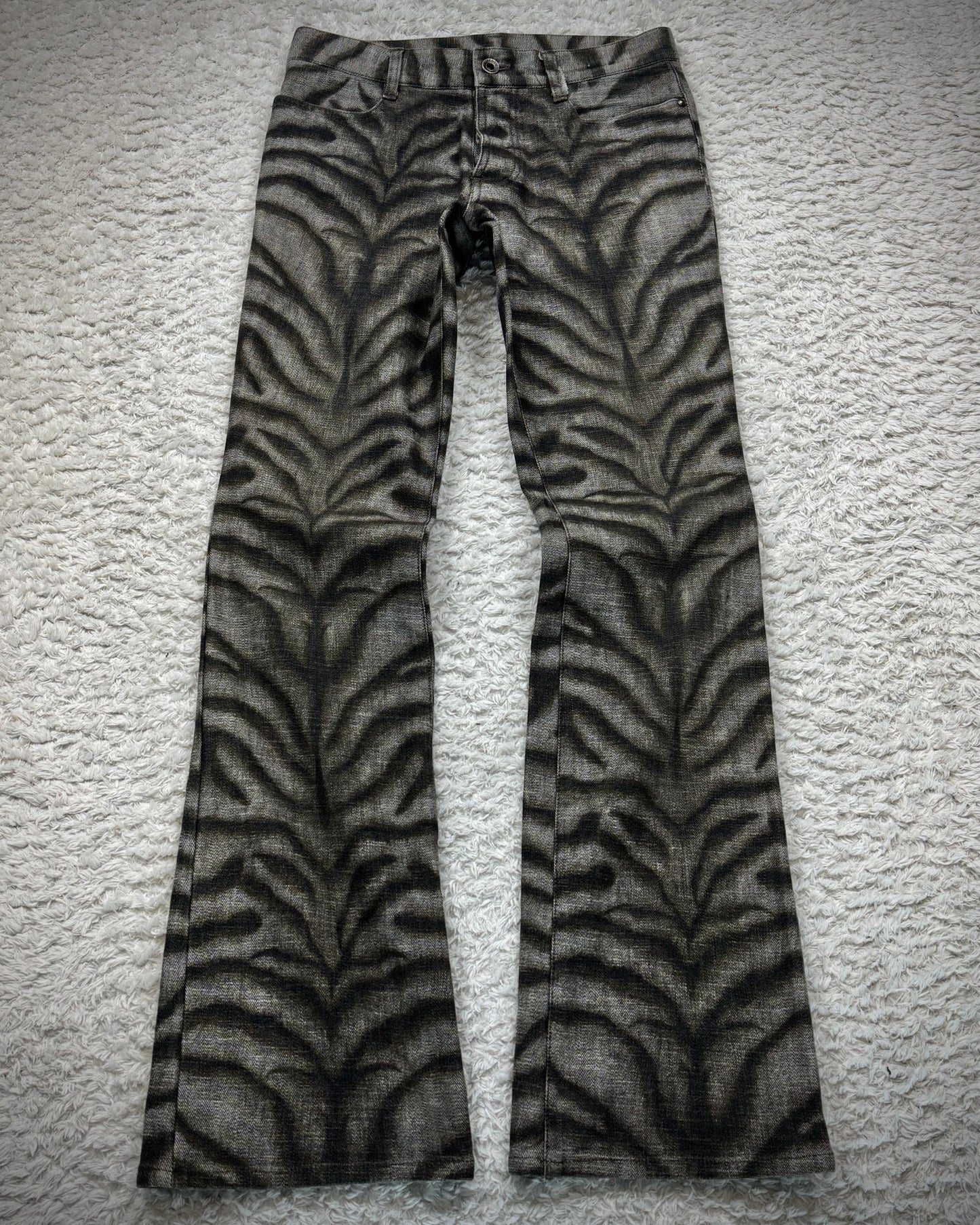 5351 Pour Les Hommes Zebra Washed Bootcut Pants