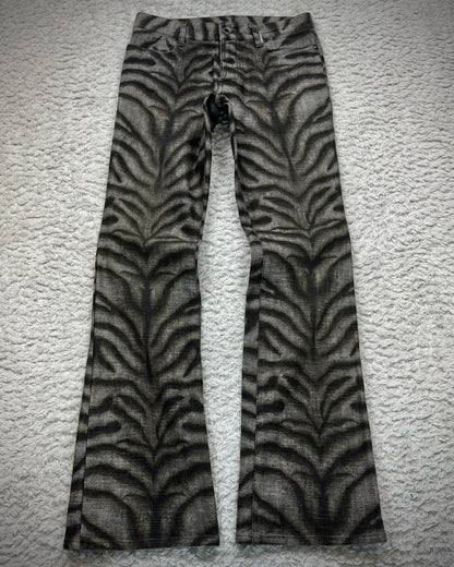 5351 Pour Les Hommes Zebra Washed Bootcut Pants