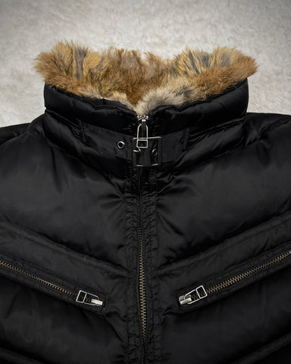Michel Homme Rabbit Fur Puffer Jacket
