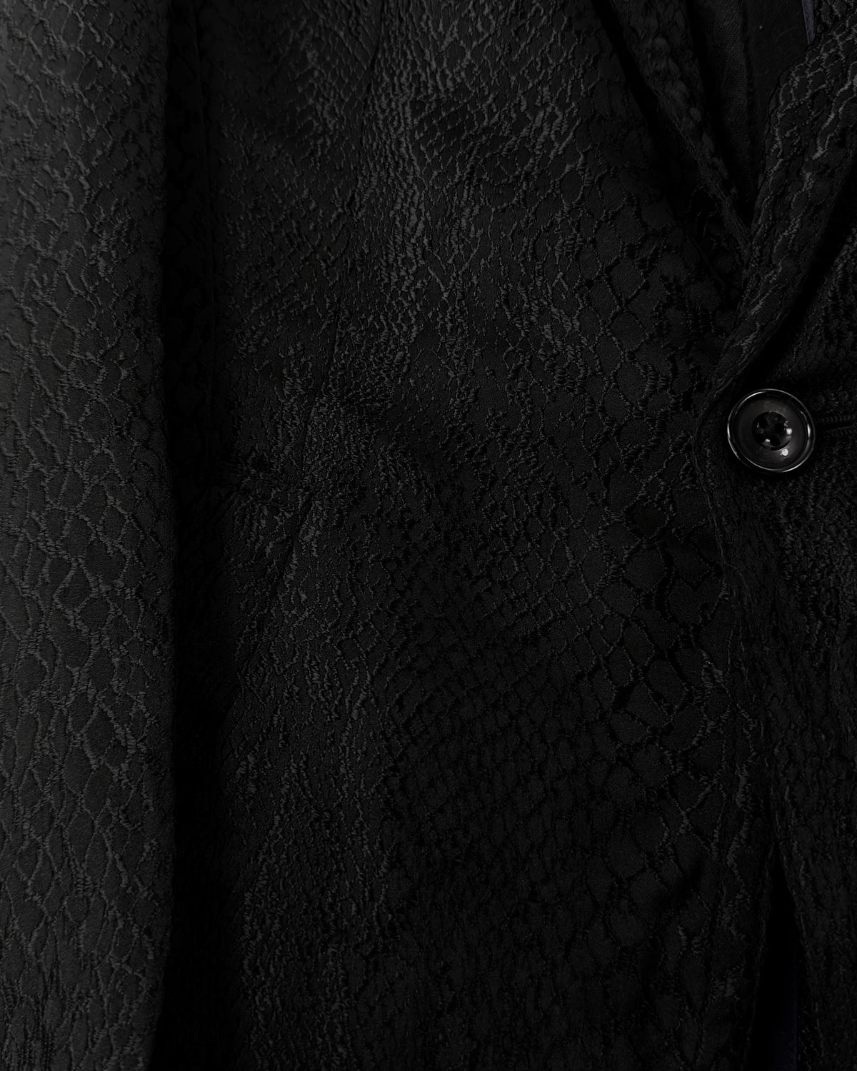 Tornado Mart Python Woven Blazer