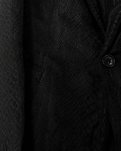 Tornado Mart Python Woven Blazer