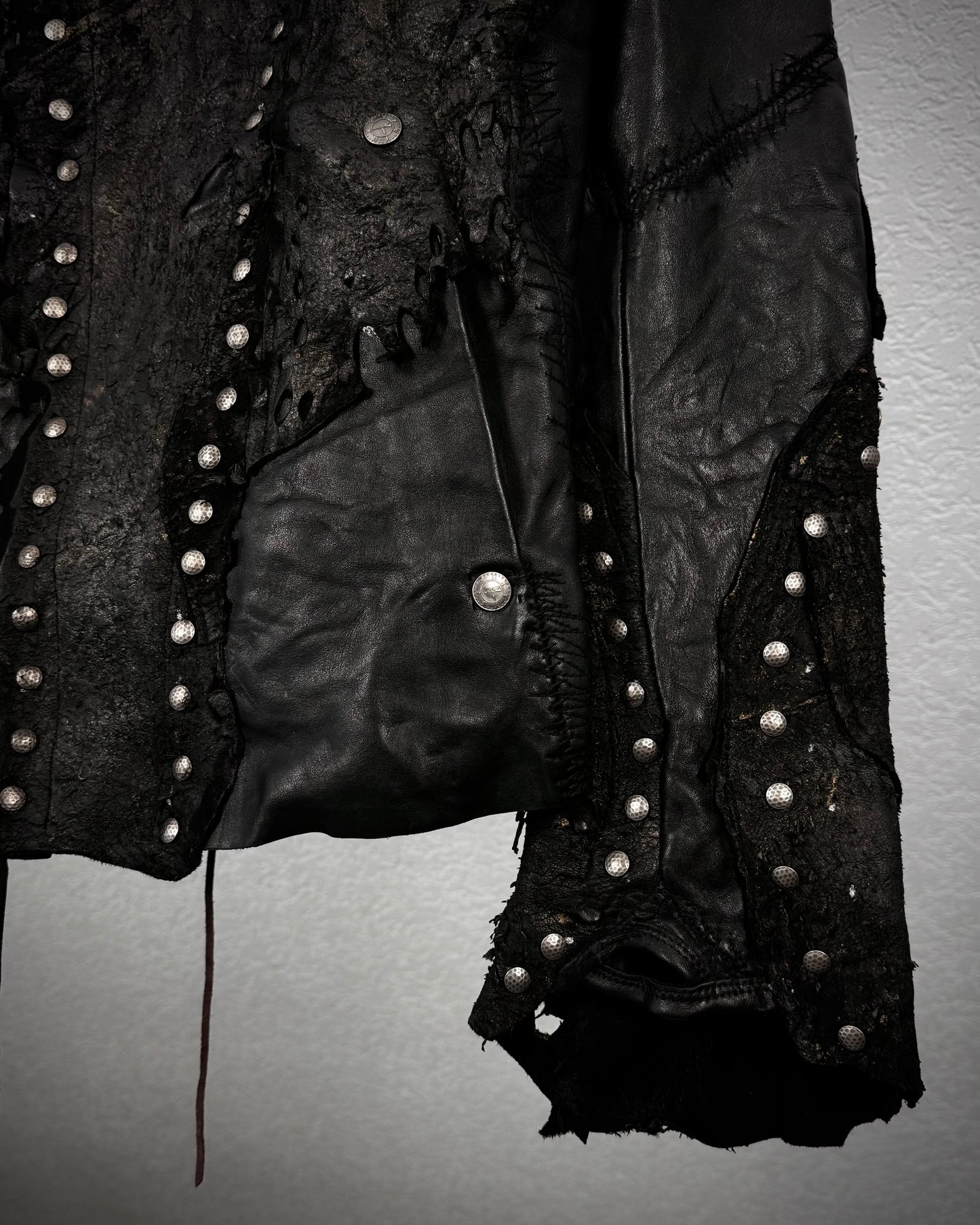 1vfudie “Post-Organic” Leather Jacket