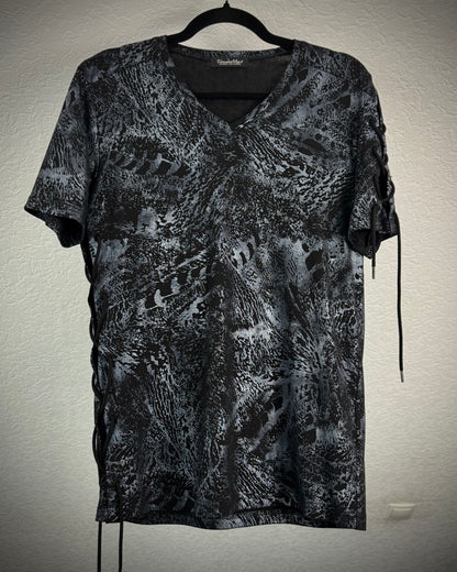 Tornado Mart Biochemical Lace-Up T-Shirt