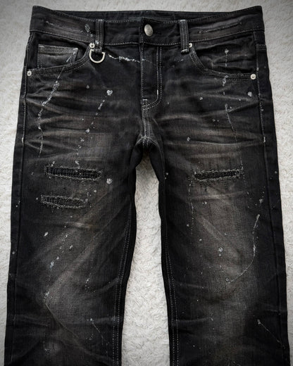 Lagust Luster Splatter Clawmarks Bootcut Jeans