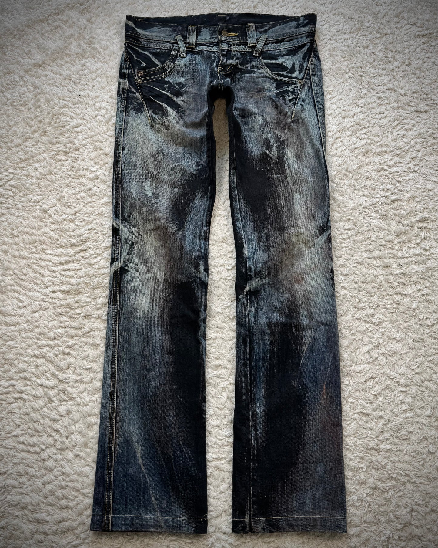 Tornado Mart Marble Washed Slim Jeans