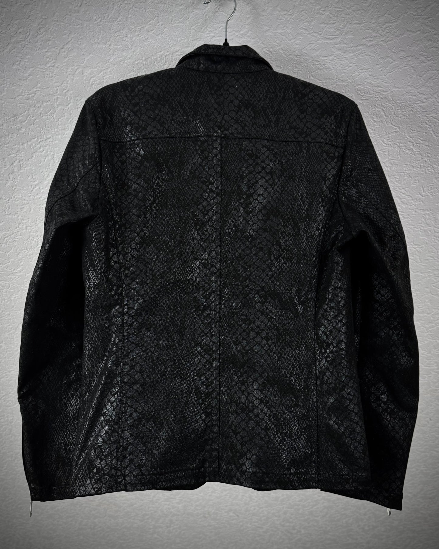 Tornado Mart Python Waxed Blazer