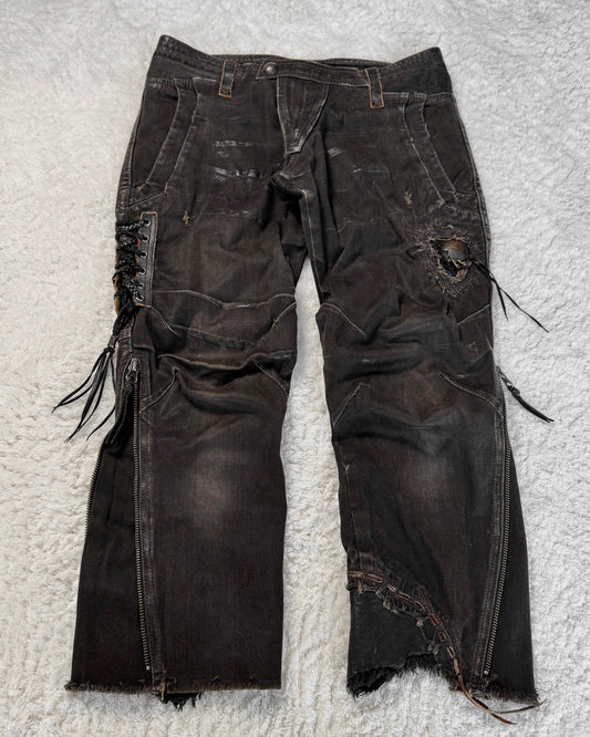 14th Addiction Crocodile Tassel Capris